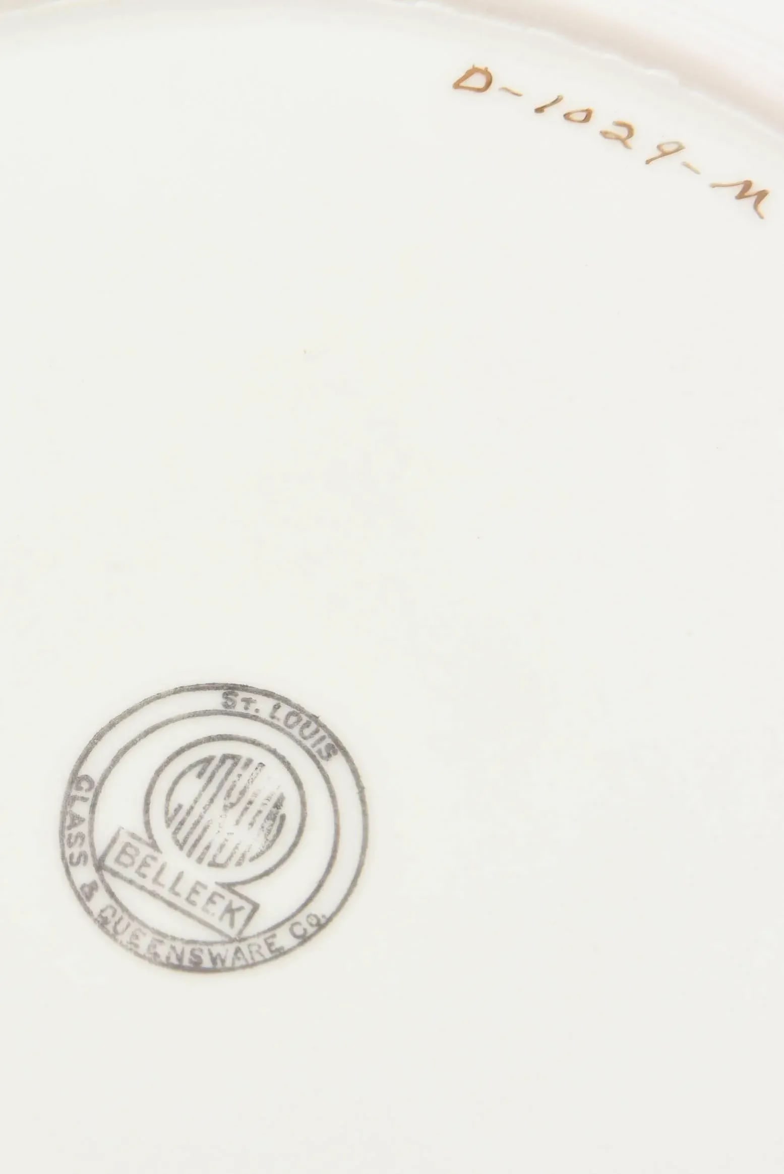 Ten Antique Ruby and Gilt Band Dessert or Salad Plates - 8