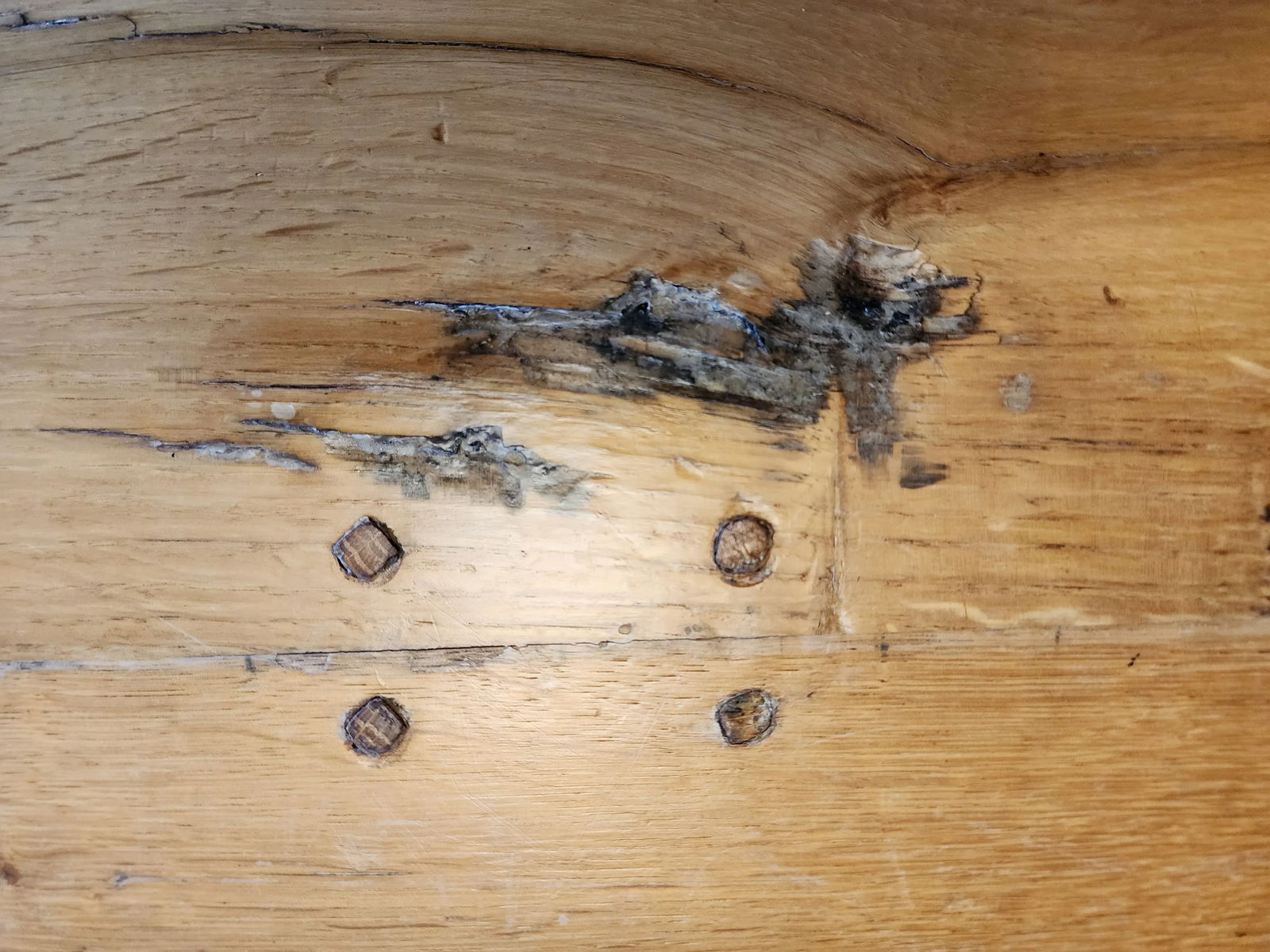 19th Century Antique French Reclaimed Barn Wood Trestle Table - 7