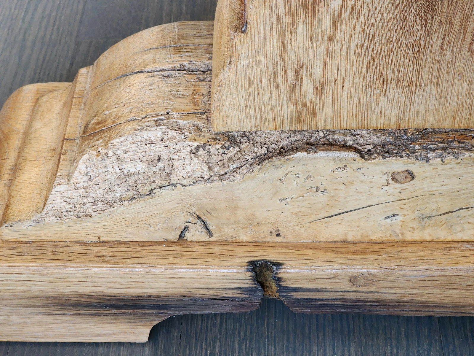 19th Century Antique French Reclaimed Barn Wood Trestle Table - 9