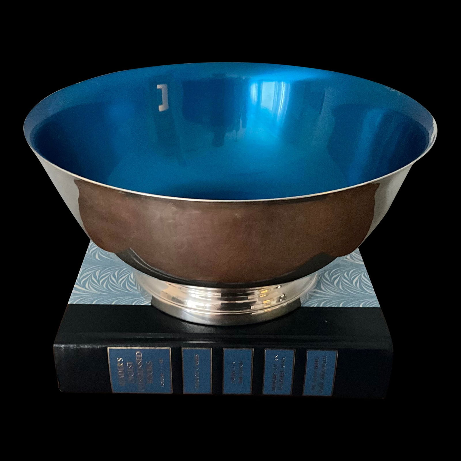 Mid 20th Century Gorham Silver Ep Paul Revere Bowl With Enamel Center - 2