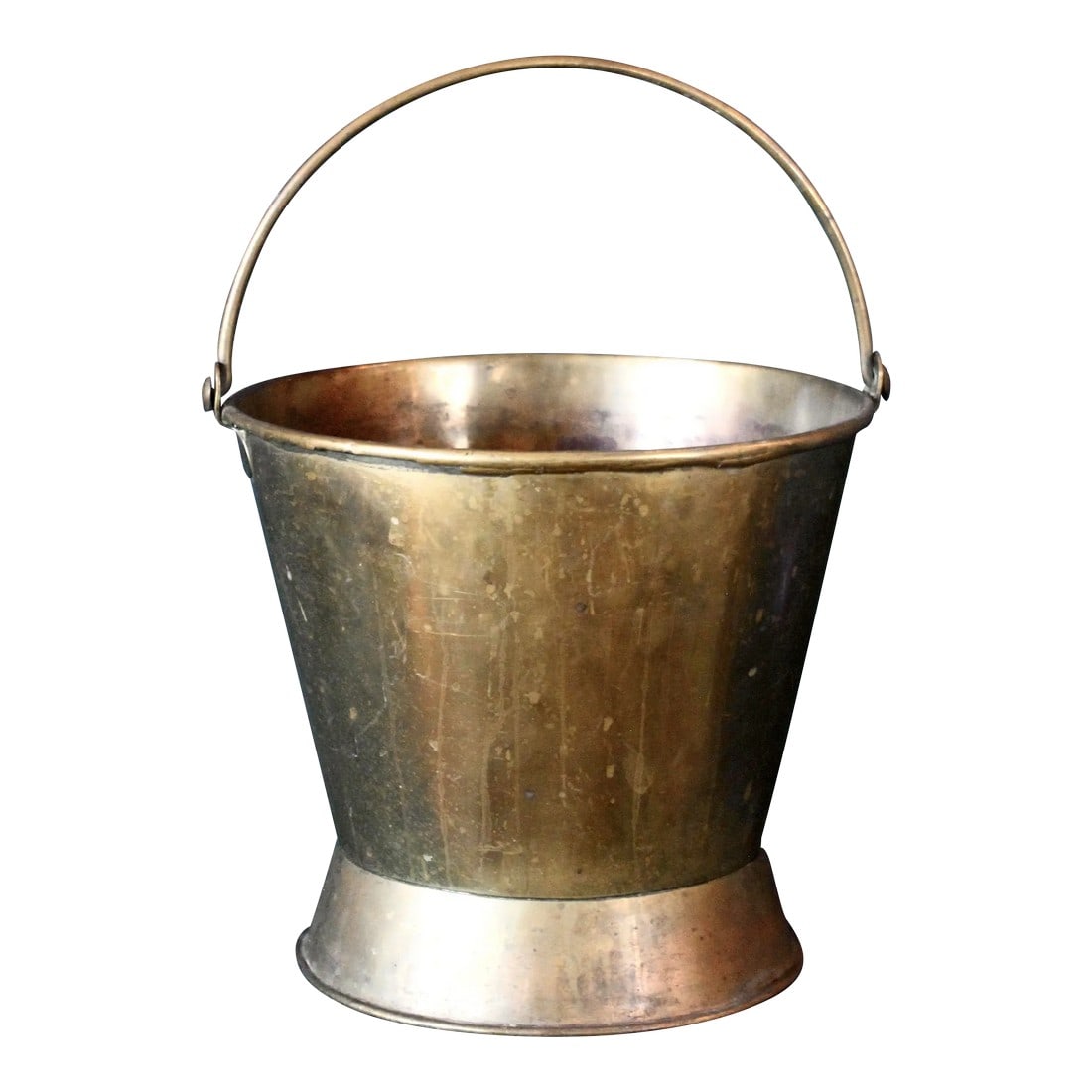 Late 19th Century Large Brass Coal Bucket With Handle (1 of 12)