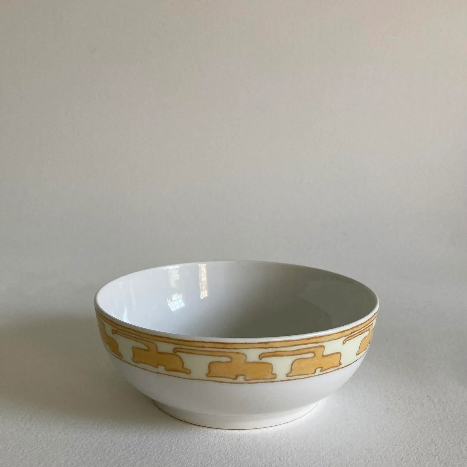 Circa 1905 Tressemanes & Vogt Art Nouveau French Limoges Hand Painted Porcelain Decorative Bowl - 3