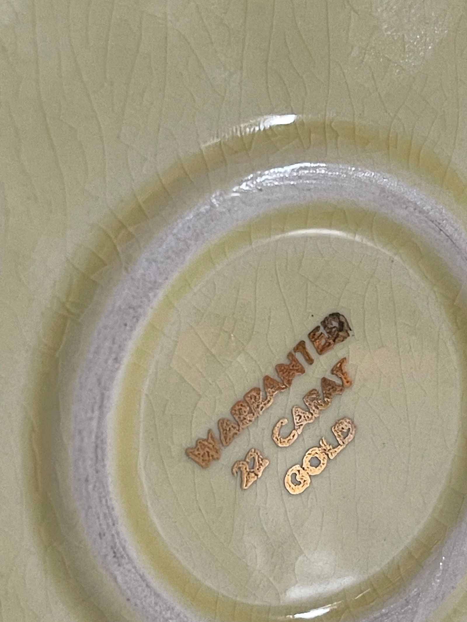 Vintage Yellow & Gold Seashell Hanging Vase - 5