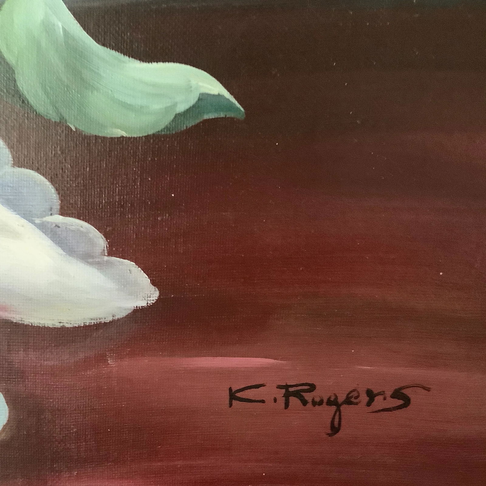 Mid-Century Still Life Oil Painting in Giltwood Frame - 7