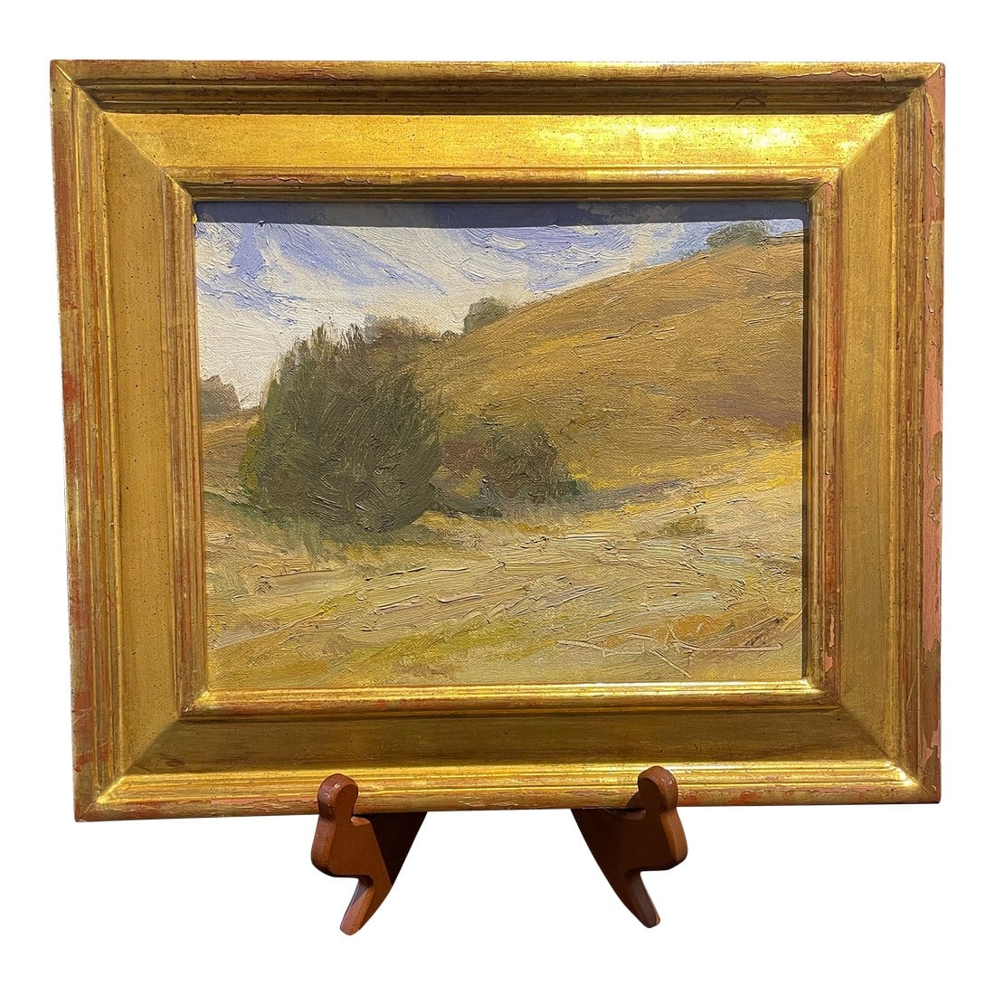 1990s Plein Air Oil Painting on Board by Dan Robinson, Framed (1 of 7)