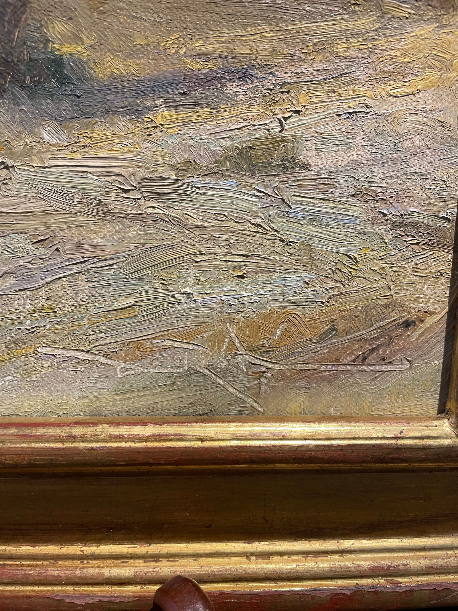 1990s Plein Air Oil Painting on Board by Dan Robinson, Framed - 4