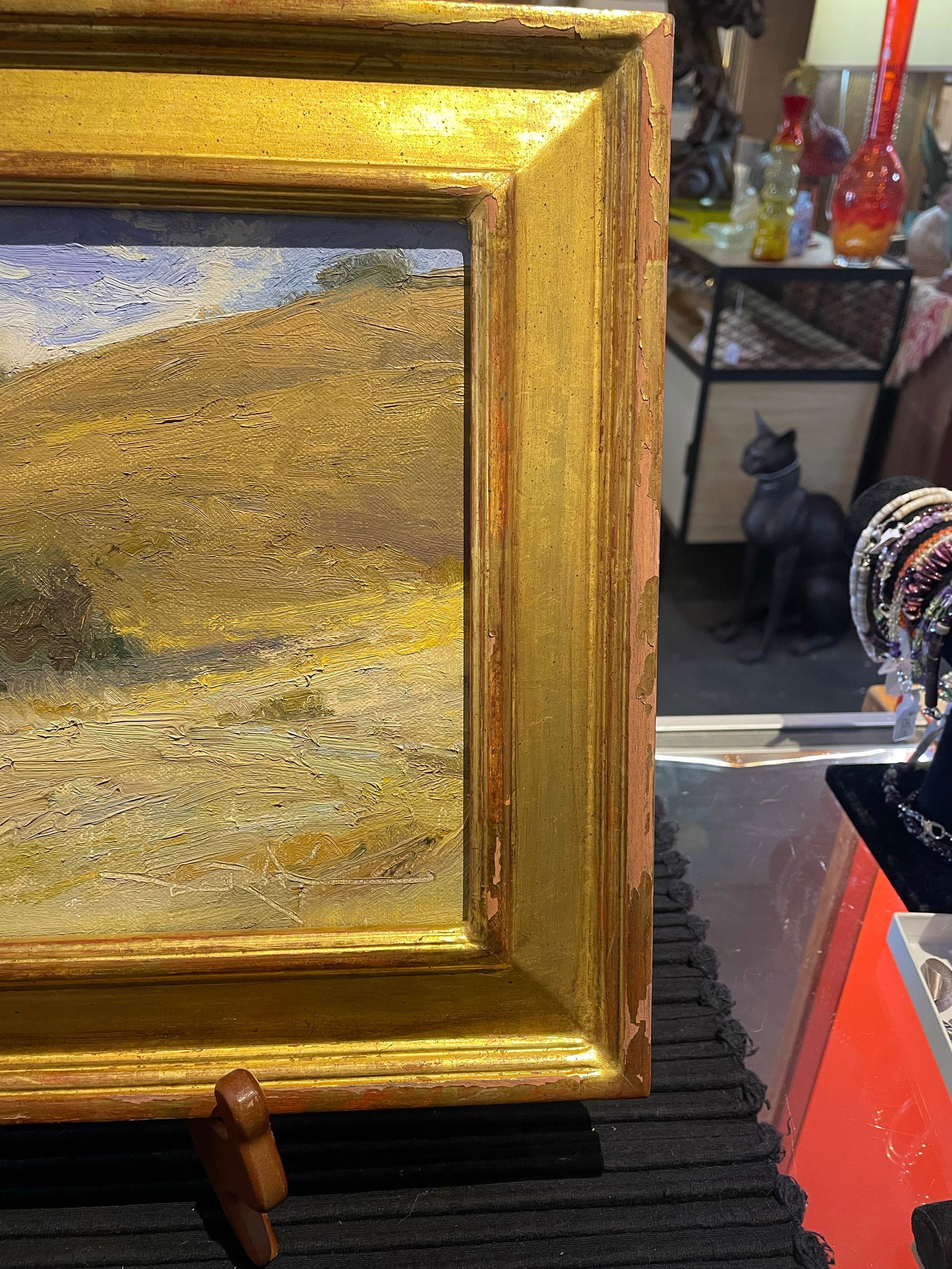 1990s Plein Air Oil Painting on Board by Dan Robinson, Framed - 6