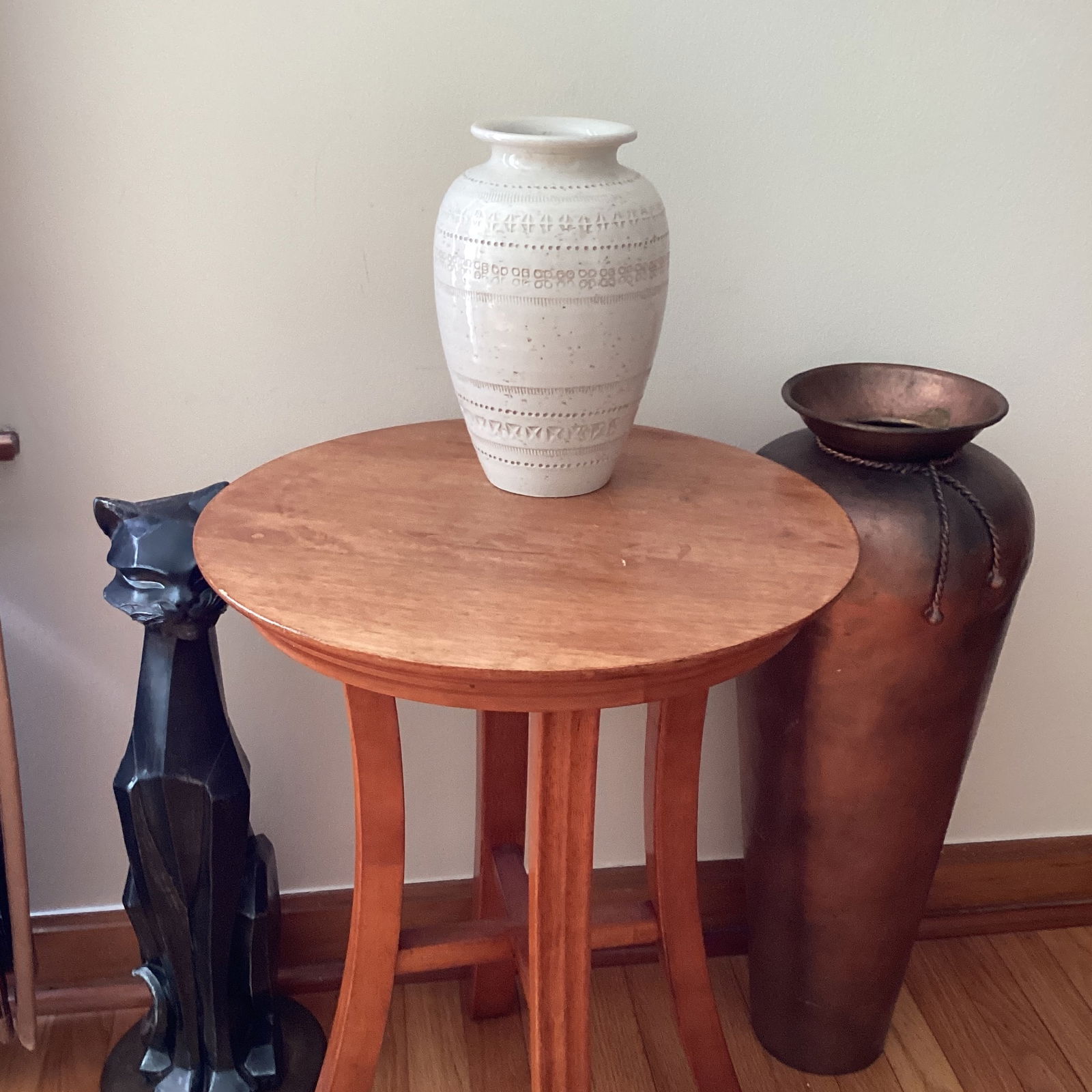 Vintage Mid Century Modern Bitossi Pottery Vase Italy - 10