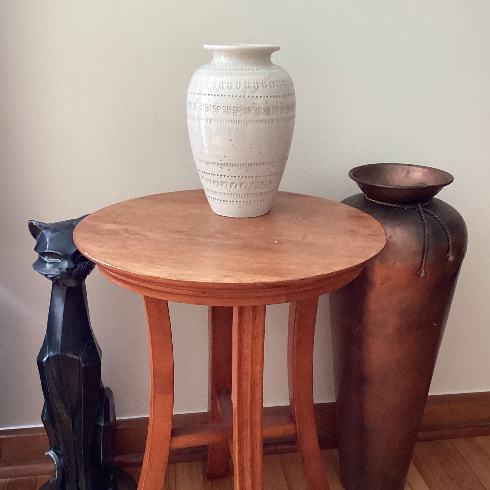 Vintage Mid Century Modern Bitossi Pottery Vase Italy - 11