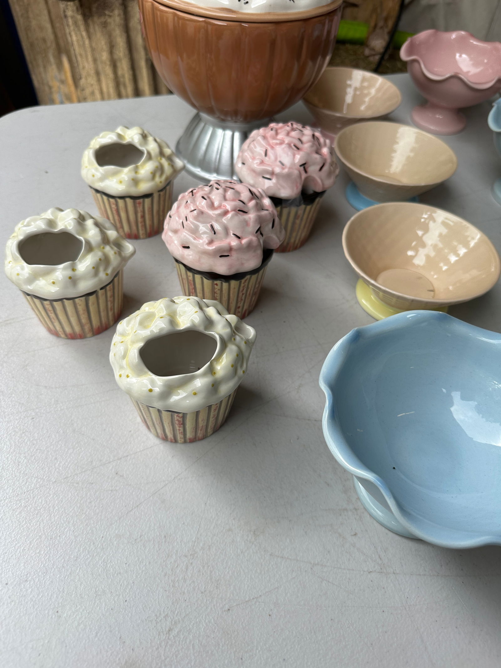 Large 1970s Ice Cream Serving and Dining Bowls Collection- 23 Pieces - 5