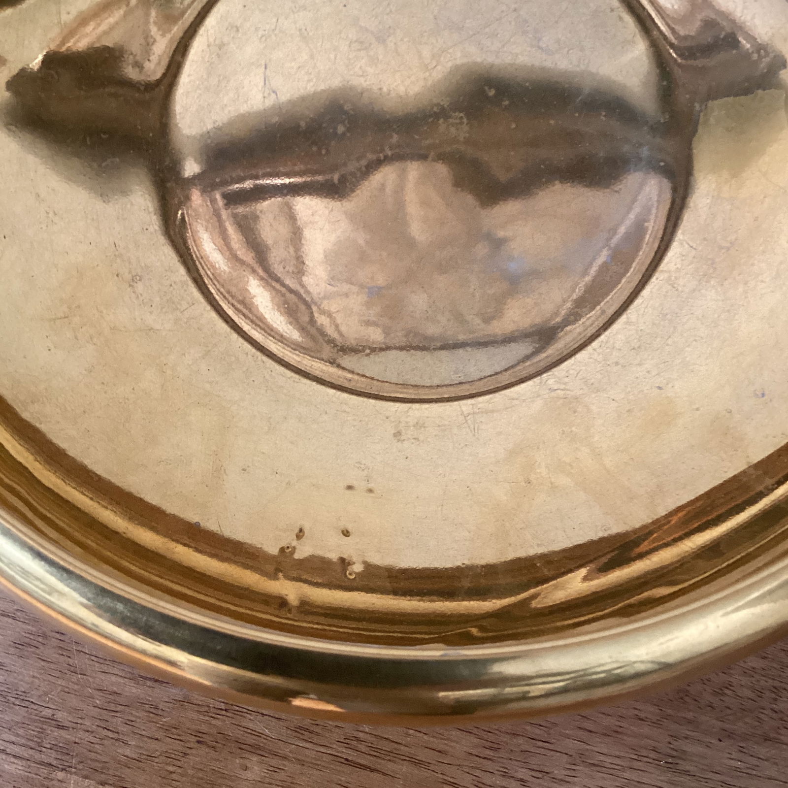 Vintage Gilded With 24k Gold Porcelain Bowl/Centerpiece France - 6