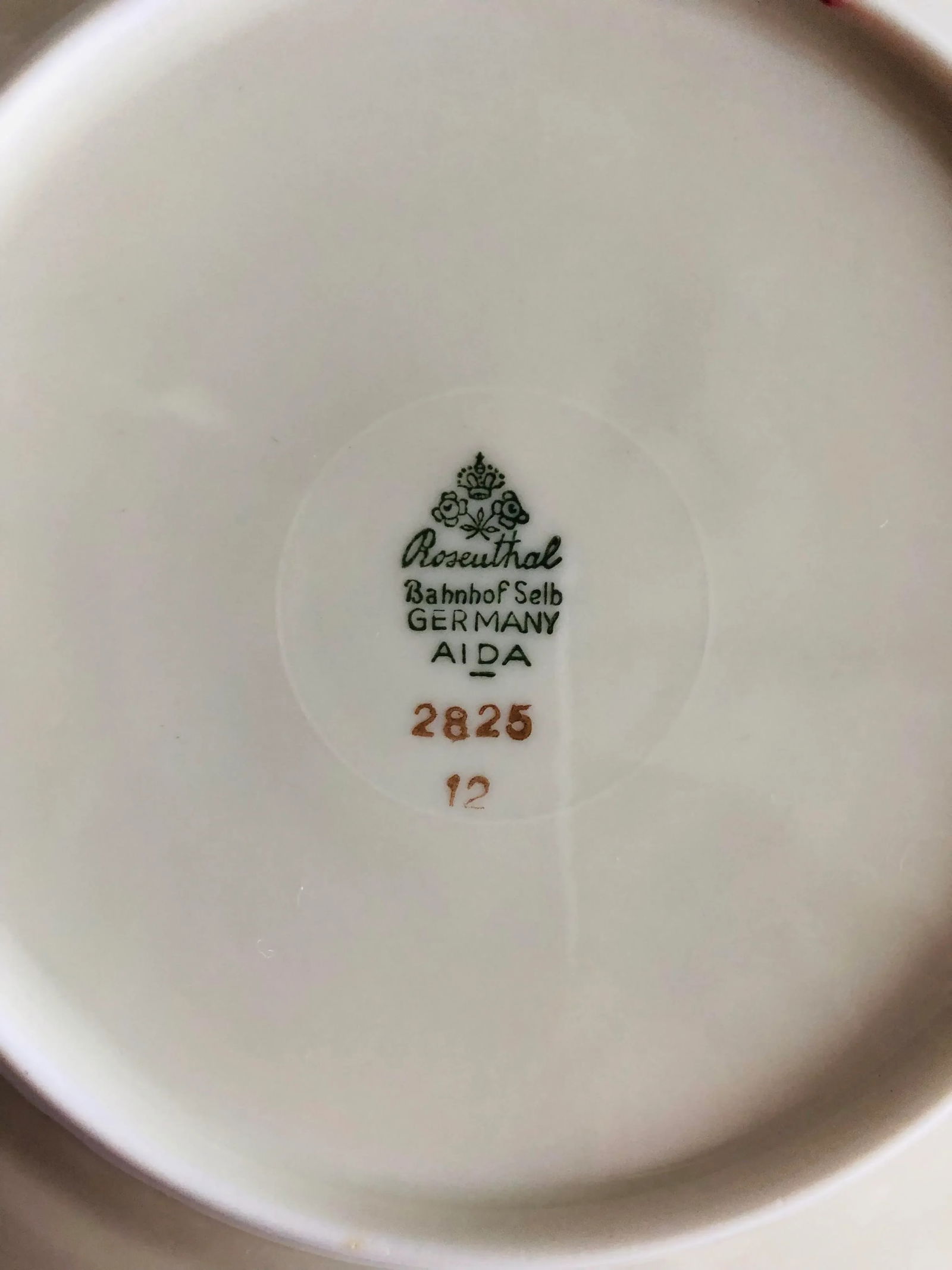 Vintage Floral Rosenthal "Aida"? Set of 7 Bread Plates - 5