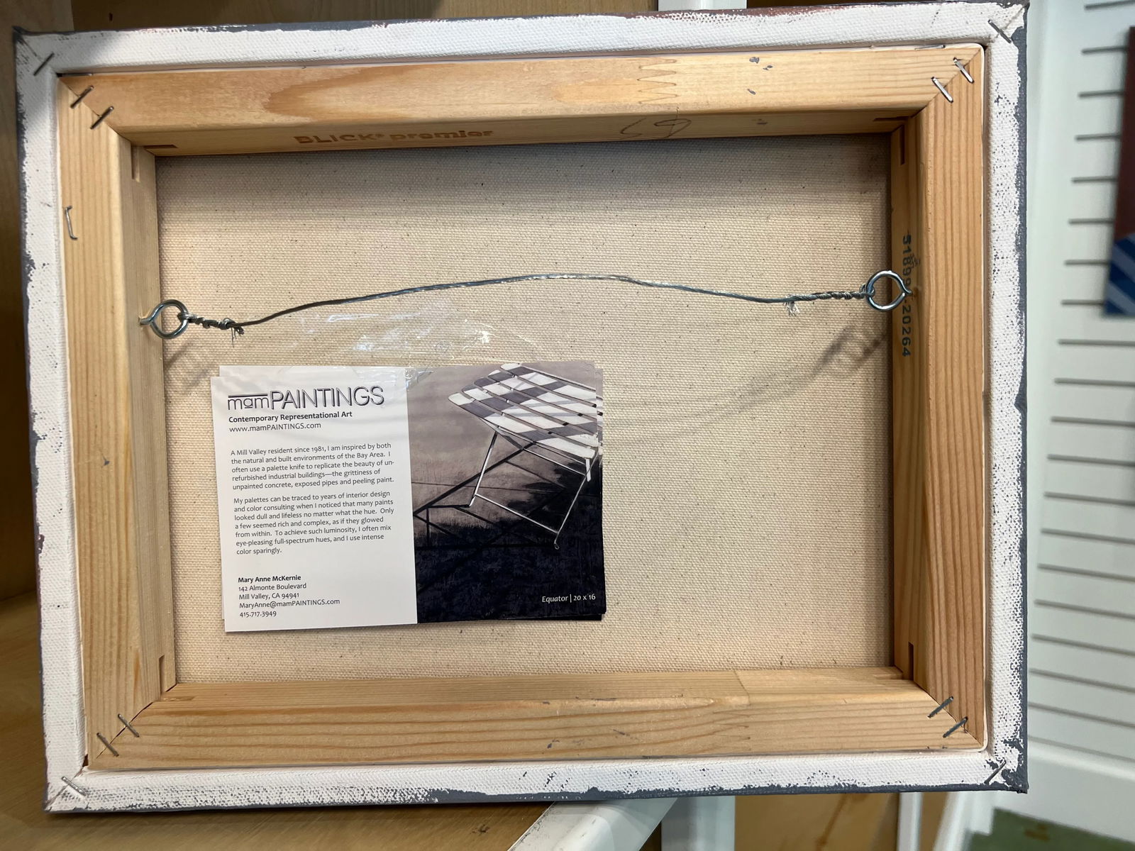 "Tranquil Lake" Acrylic Painting on Canvas by Mary Anne McKernie - 2