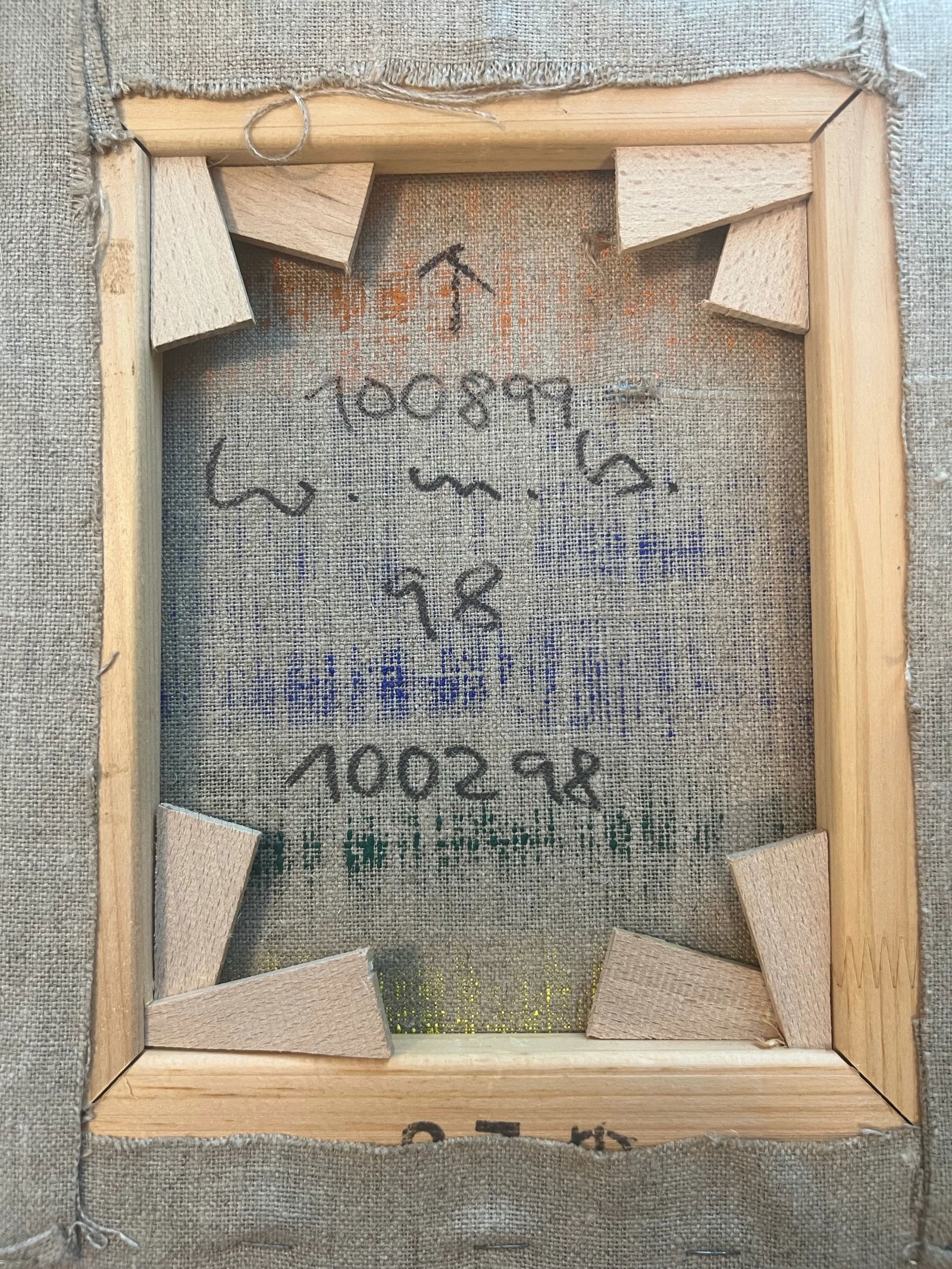 Willy MÃ¼ller-Brittinau (1938-2008), Modern Abstract Acrylic, Painted on Stretched Canvas, Signed - 4