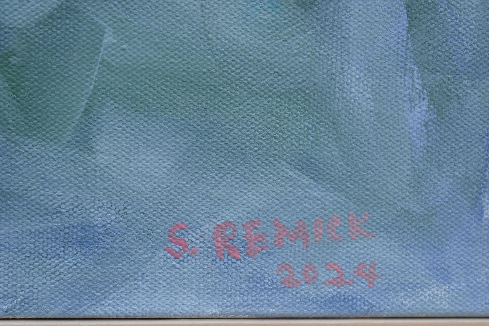 Winter Wonderland, by Stephen Remick. Contemporary Loose and Airy Acrylic Landscape Painting, - 5