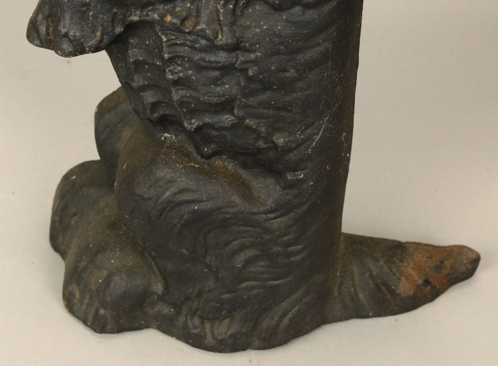 Early-Mid. 20th Century Cast Iron Door Stop Seating Scottish Terrier Dog - 10