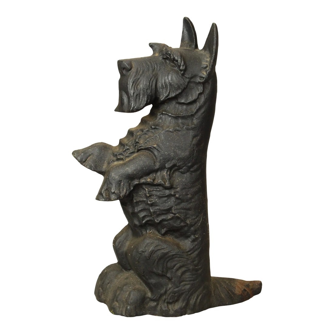 Early-Mid. 20th Century Cast Iron Door Stop Seating Scottish Terrier Dog (1 of 12)