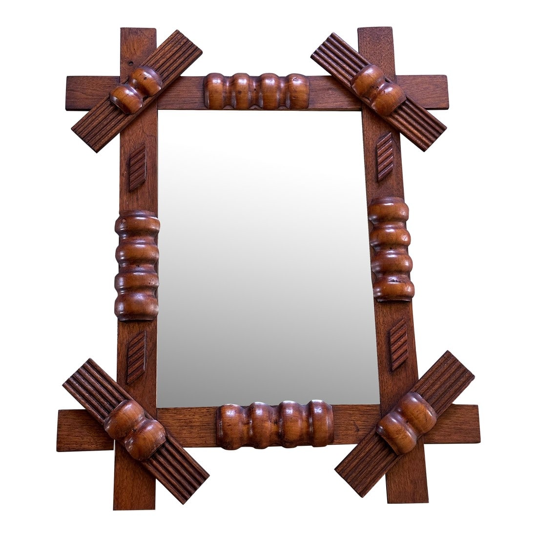 Early 20th Century English Arts and Crafts Mirror (1 of 7)