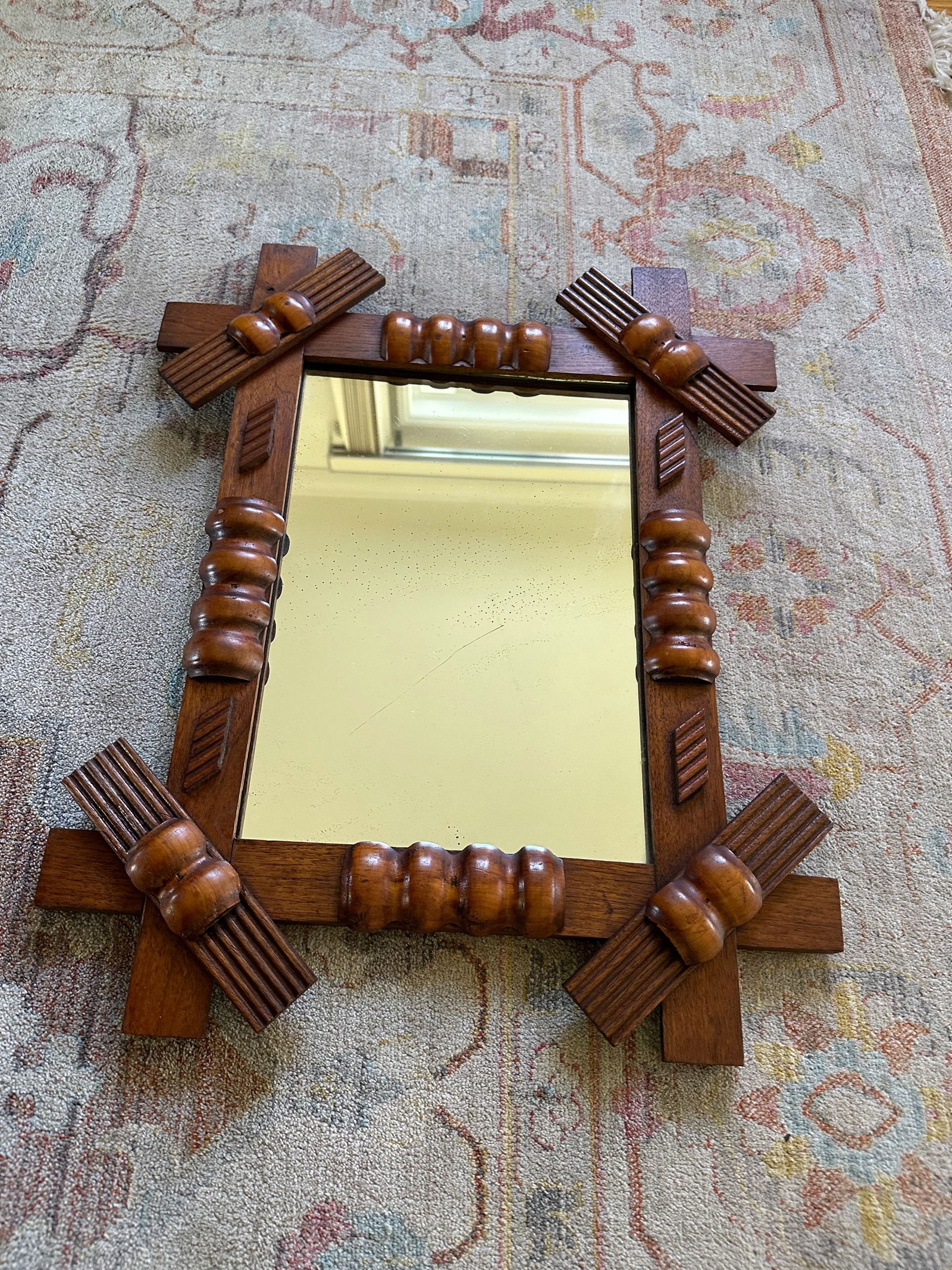 Early 20th Century English Arts and Crafts Mirror - 4