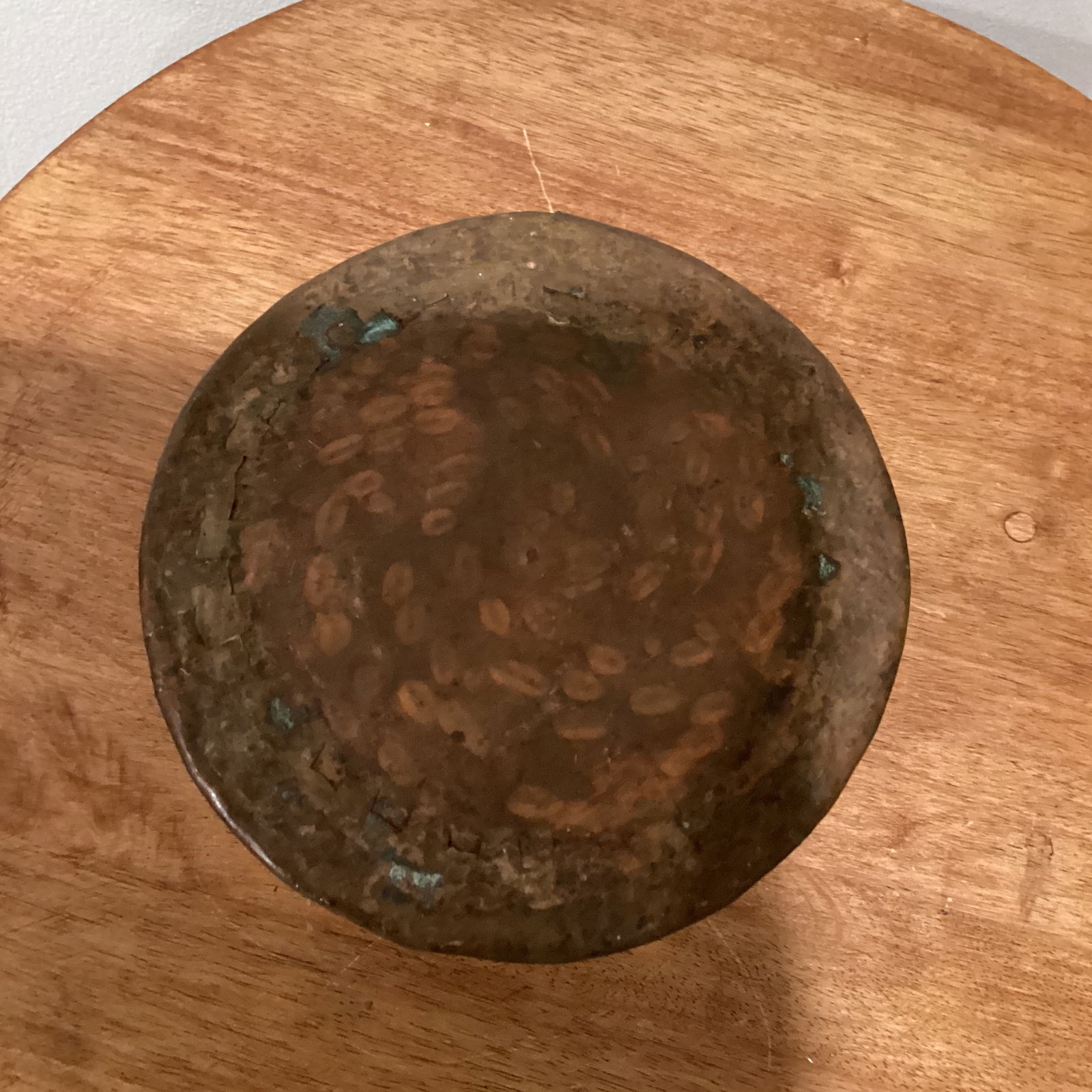 Early 19th Century Handcrafted Hand Hammered Copper Jug /Container With Handle and Cooking Pot - Set - 5