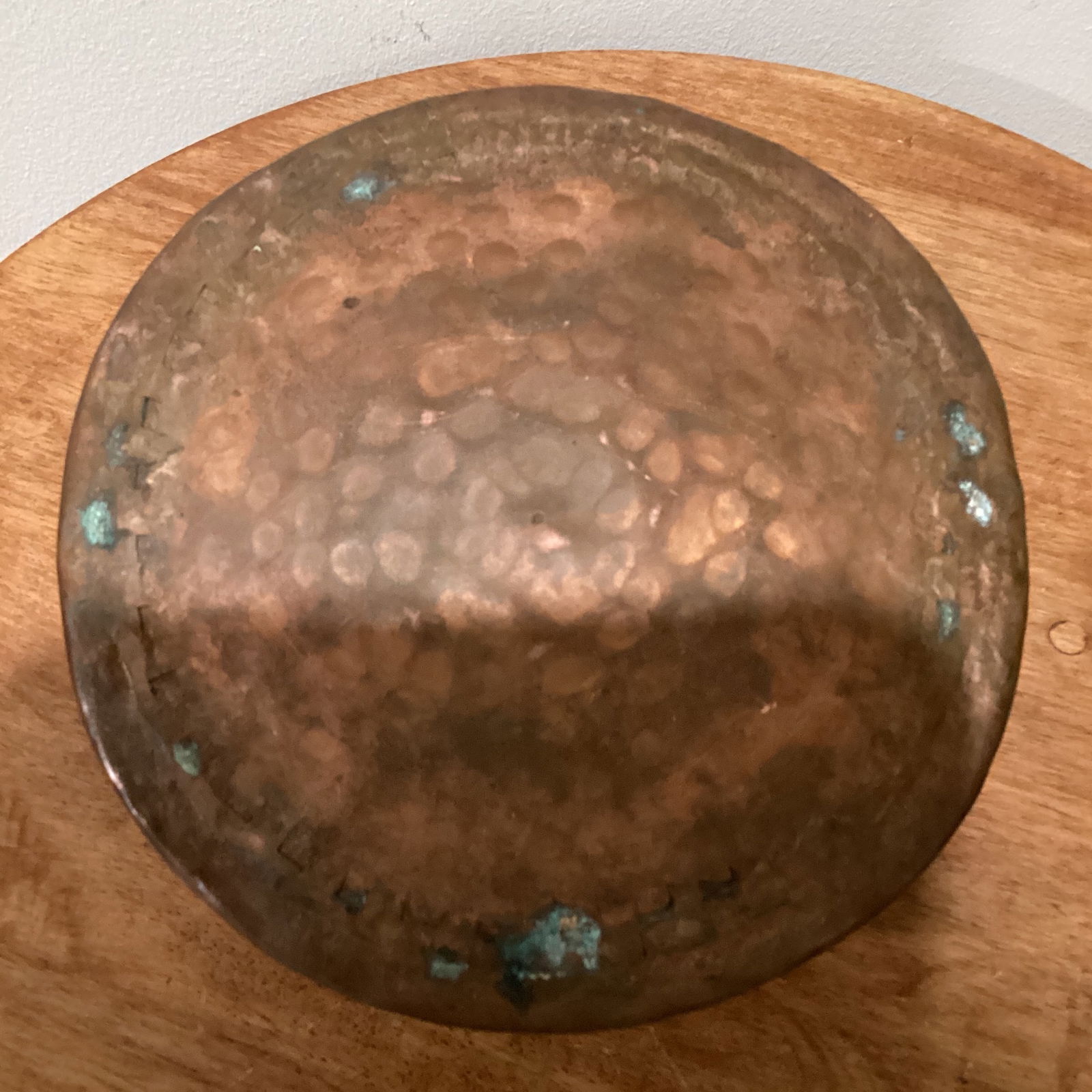 Early 19th Century Handcrafted Hand Hammered Copper Jug /Container With Handle and Cooking Pot - Set - 9