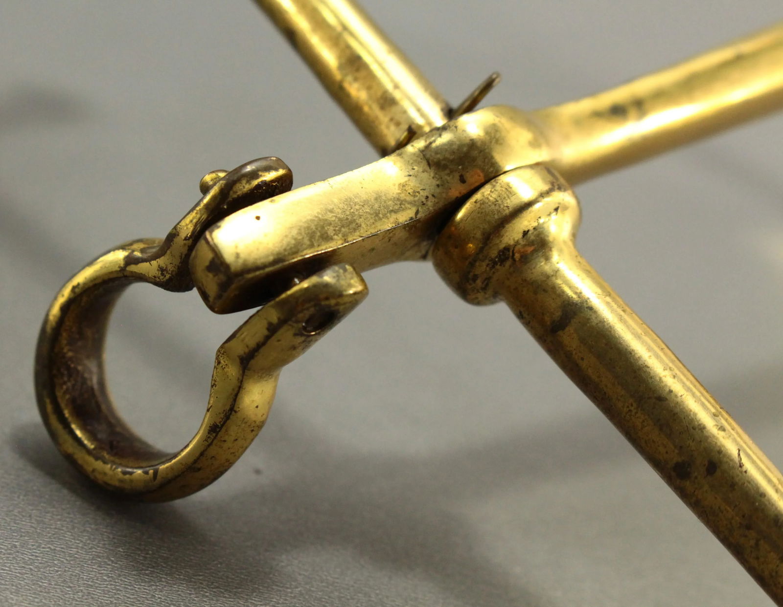 Early 20th Century Brass Diminutive Admiralty Anchor Memento Nautical Keepsake - 10