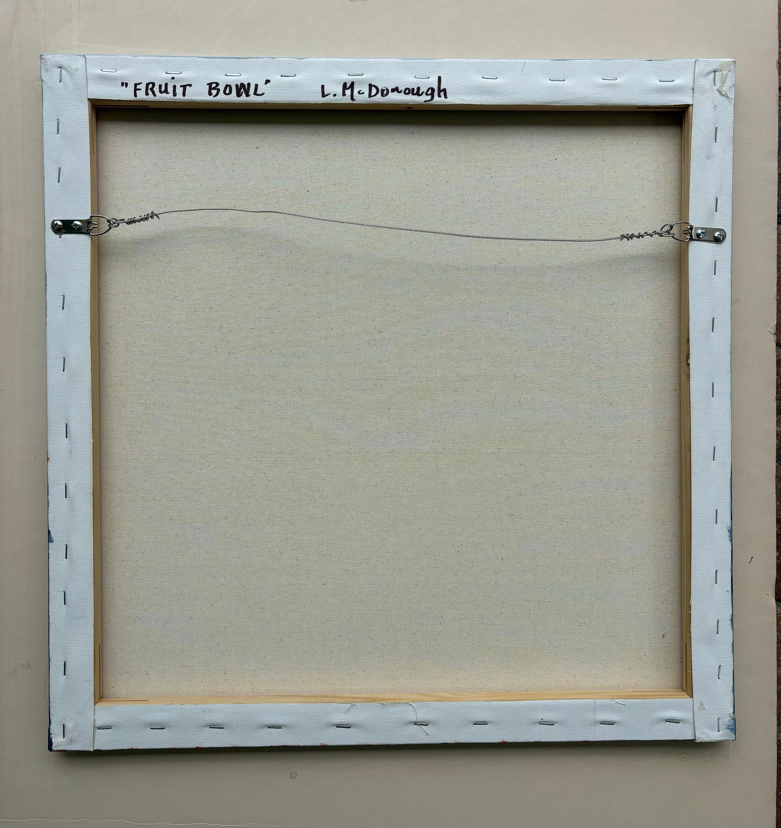 "Fruit Bowl"? Original Contemporary Acrylic Still Life Painting by Linda McDonough - 11