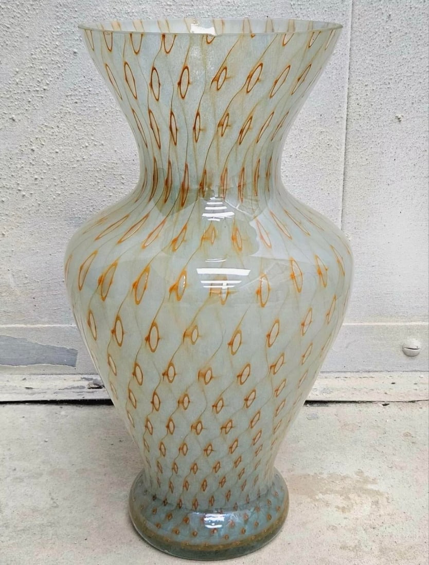 1960s Italian Glass Vase Attributed to Barovier E Toso - 2