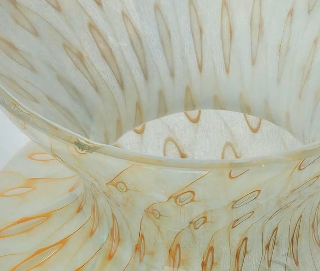 1960s Italian Glass Vase Attributed to Barovier E Toso - 5