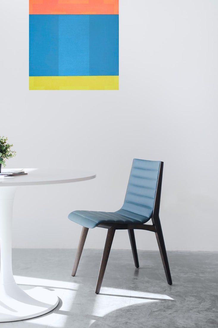 "Consolation" Contemporary Minimalist Geometric Oil Painting by Shyun Song - 3