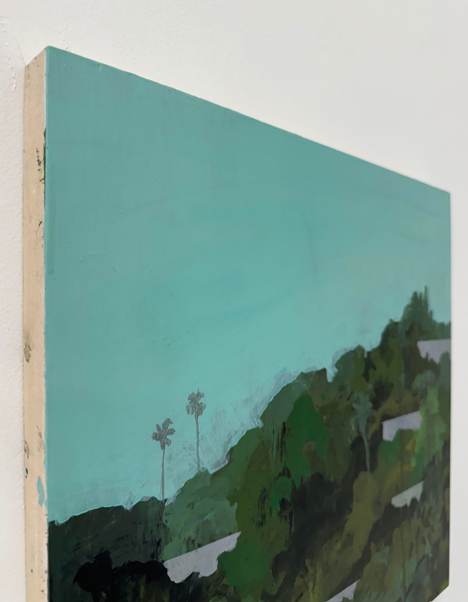 Hyperion Study Acrylic Painting on Wood Panel by Bret Hansen - 2