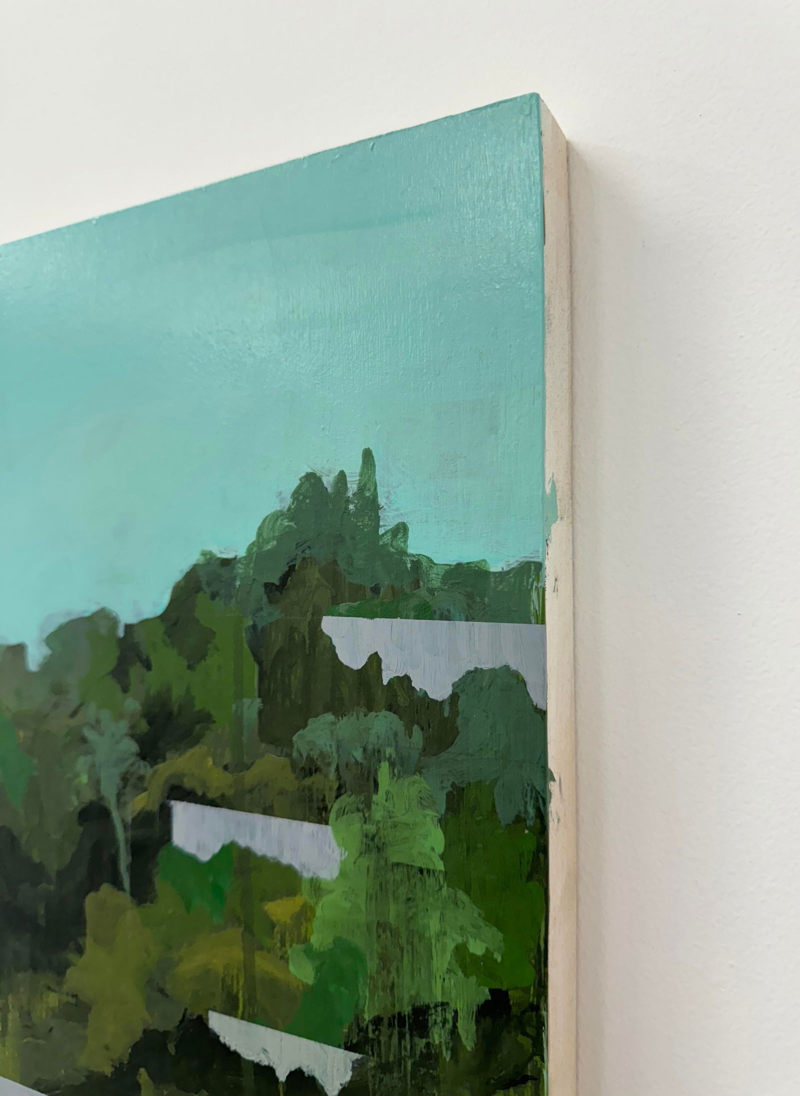 Hyperion Study Acrylic Painting on Wood Panel by Bret Hansen - 4