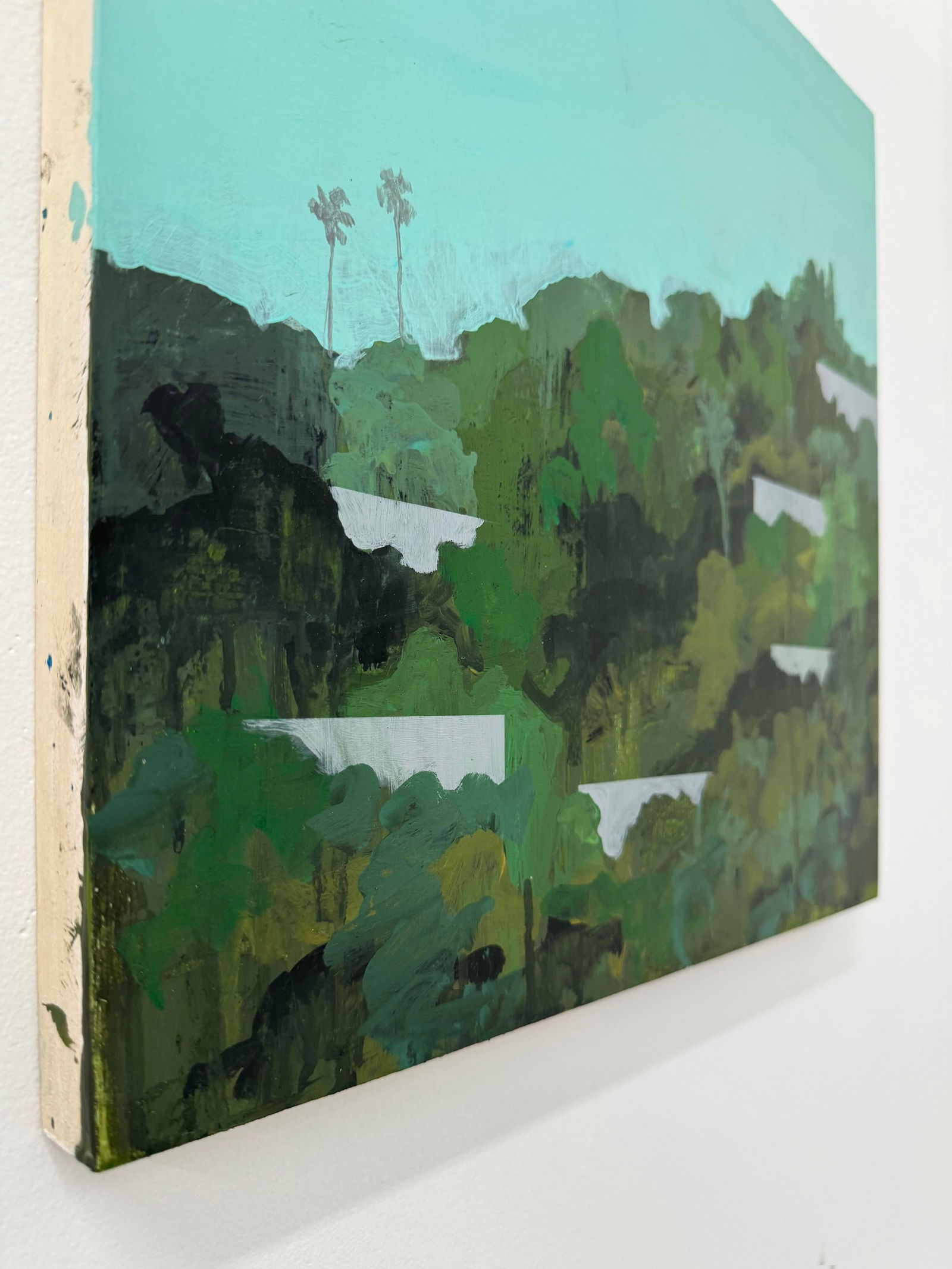 Hyperion Study Acrylic Painting on Wood Panel by Bret Hansen - 5