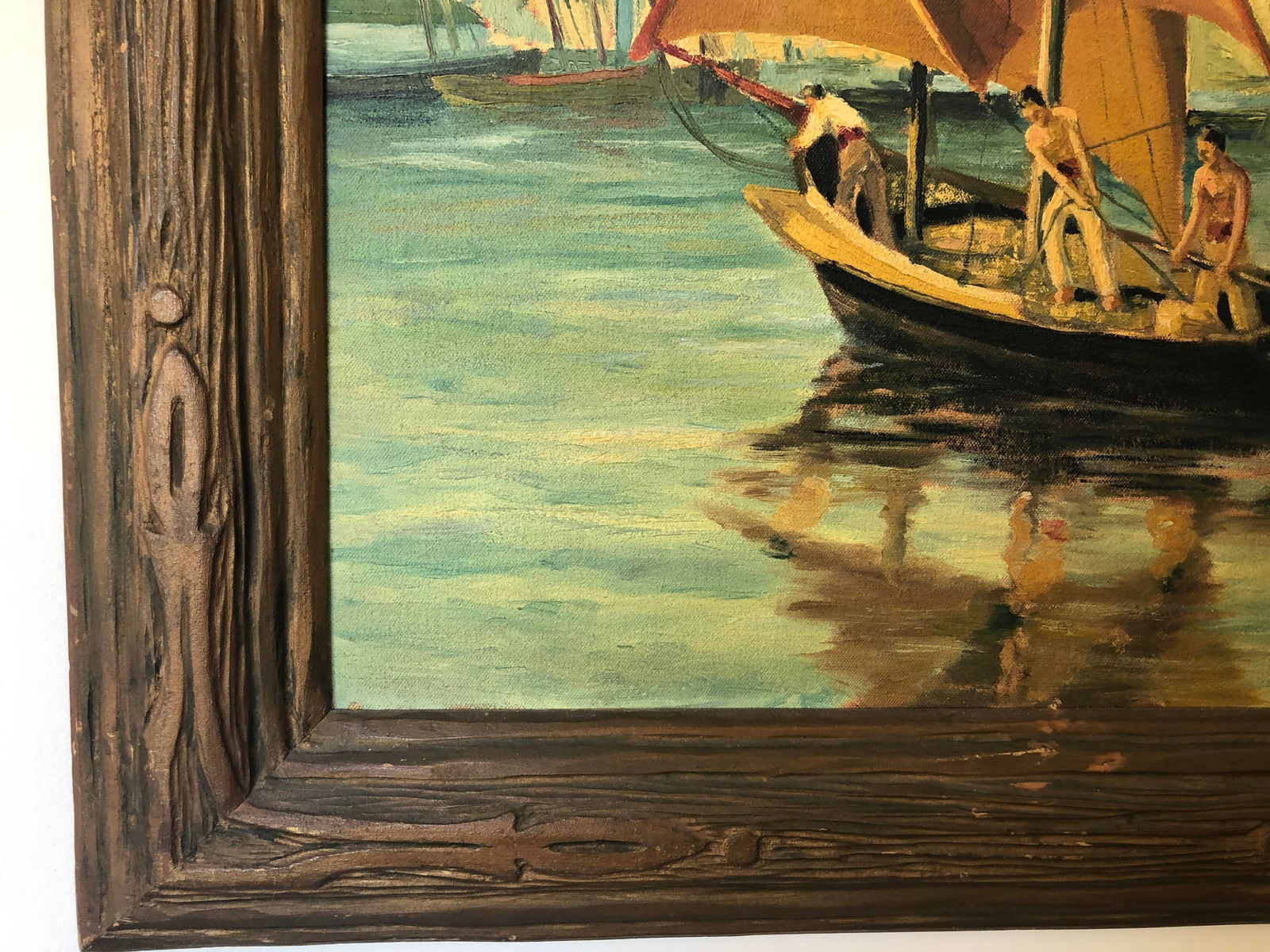 Art Deco Sailing Painting - 10