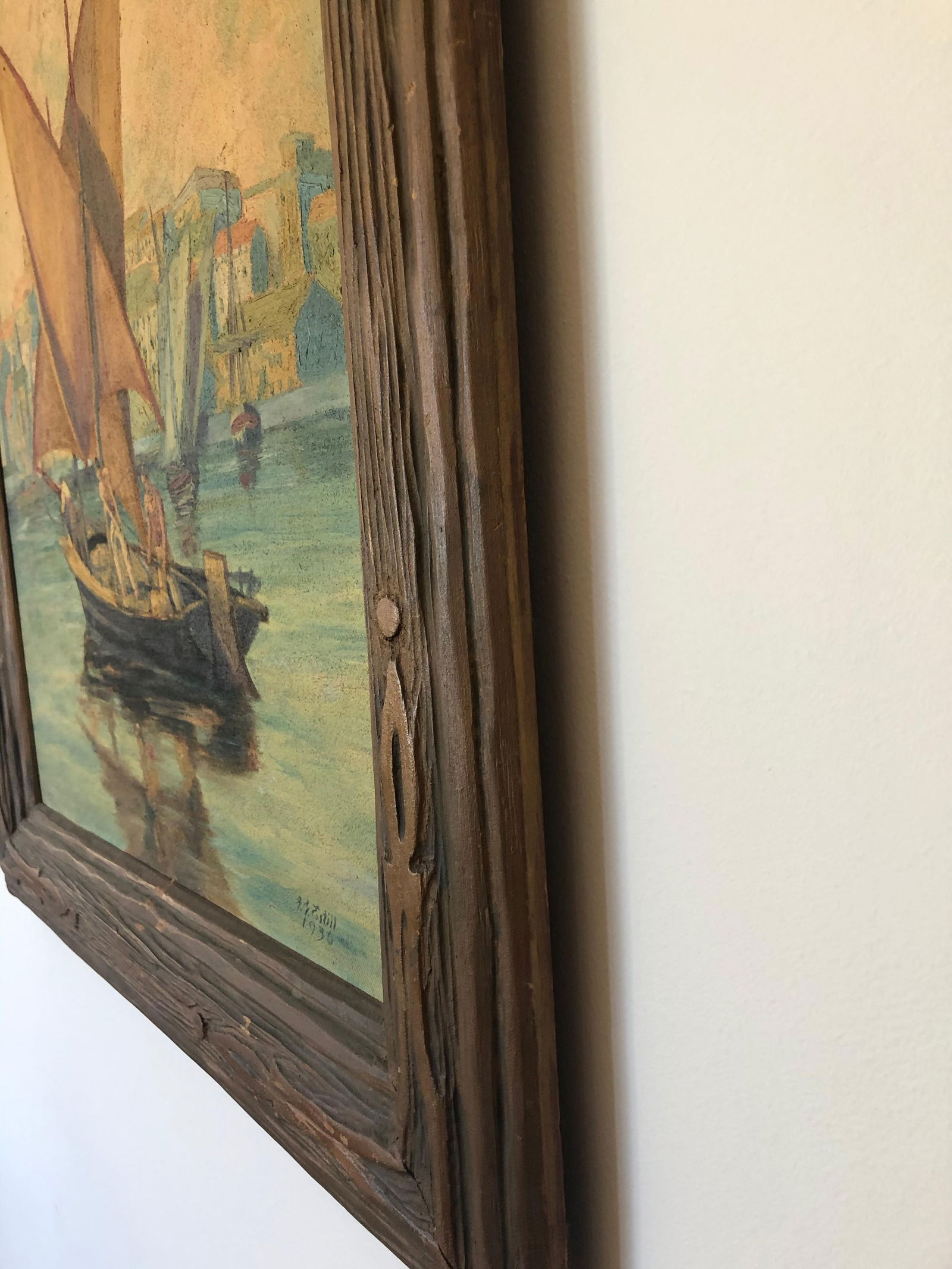 Art Deco Sailing Painting - 3