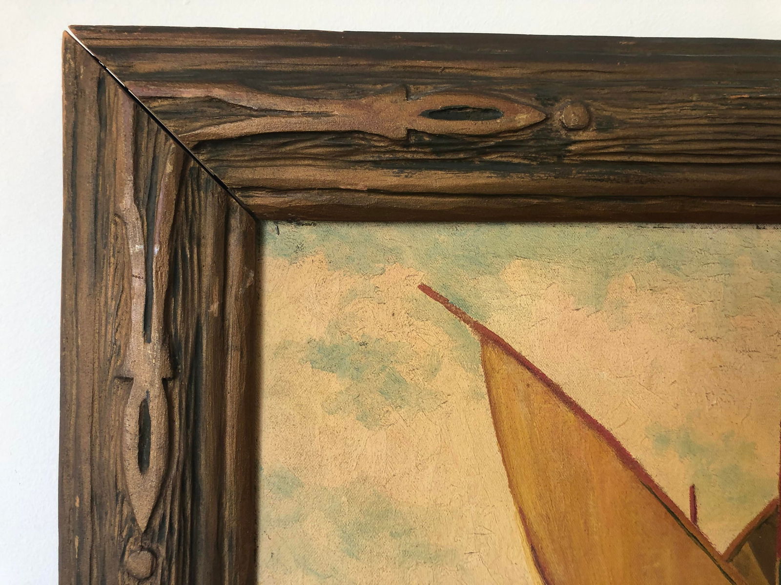 Art Deco Sailing Painting - 7