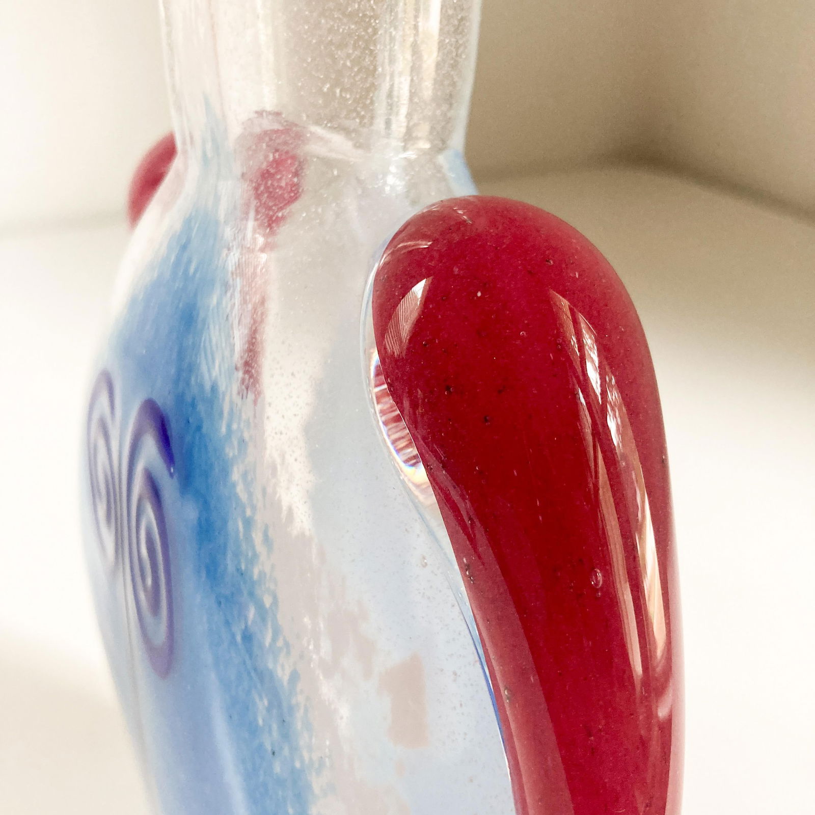 Postmodern Style Fineline Studios by Kerry Feldman Handblown Glass Decanter 1993 - 5