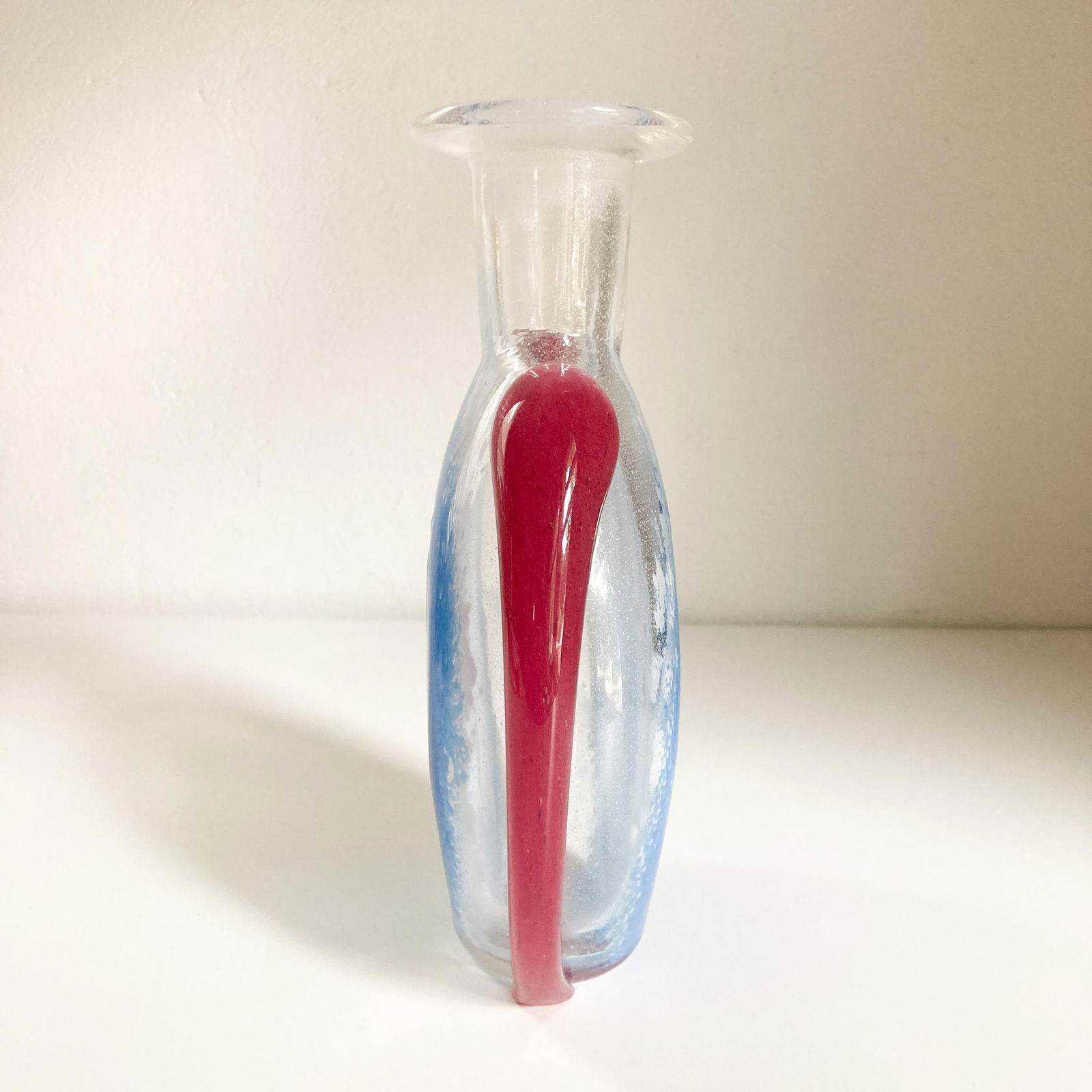 Postmodern Style Fineline Studios by Kerry Feldman Handblown Glass Decanter 1993 - 6