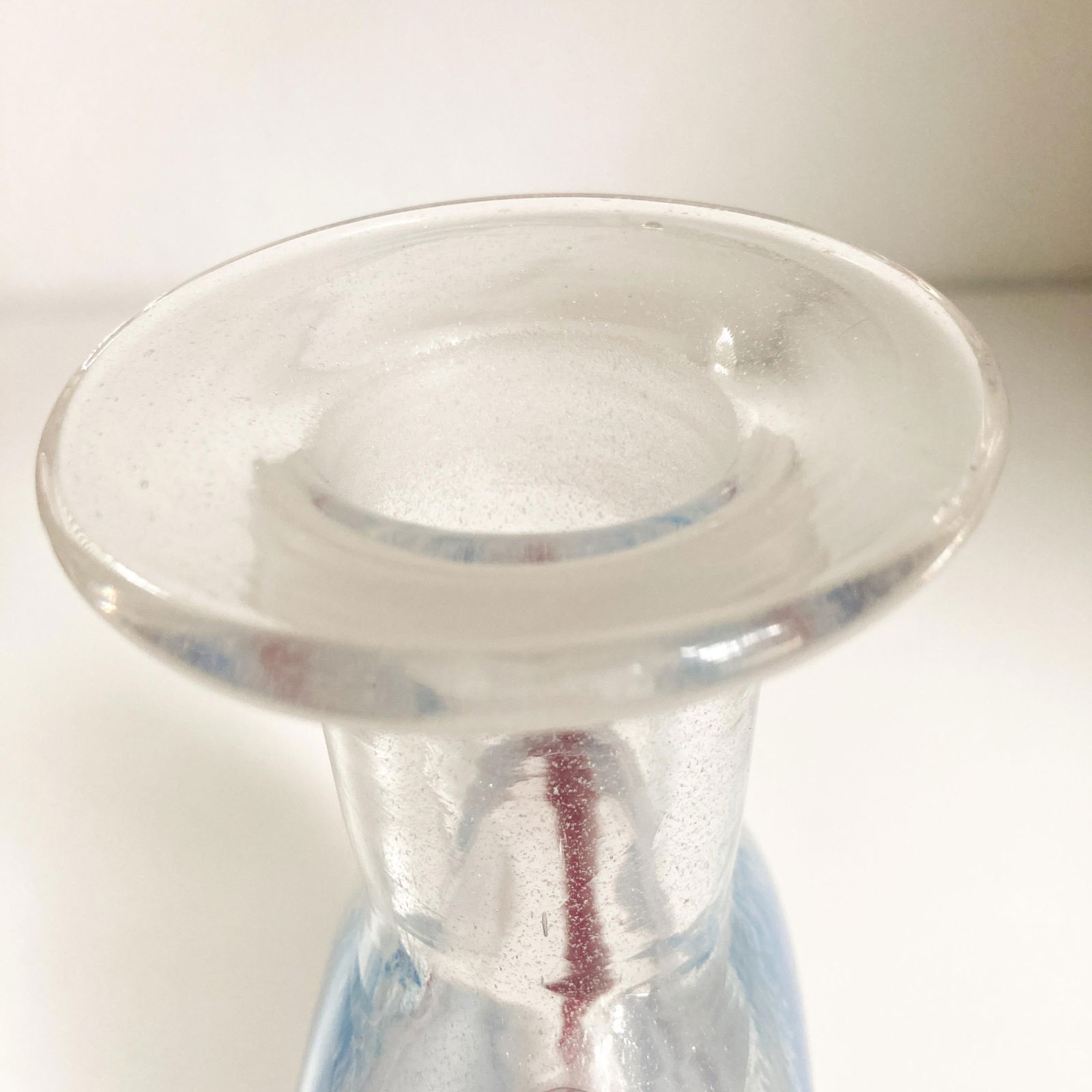 Postmodern Style Fineline Studios by Kerry Feldman Handblown Glass Decanter 1993 - 9