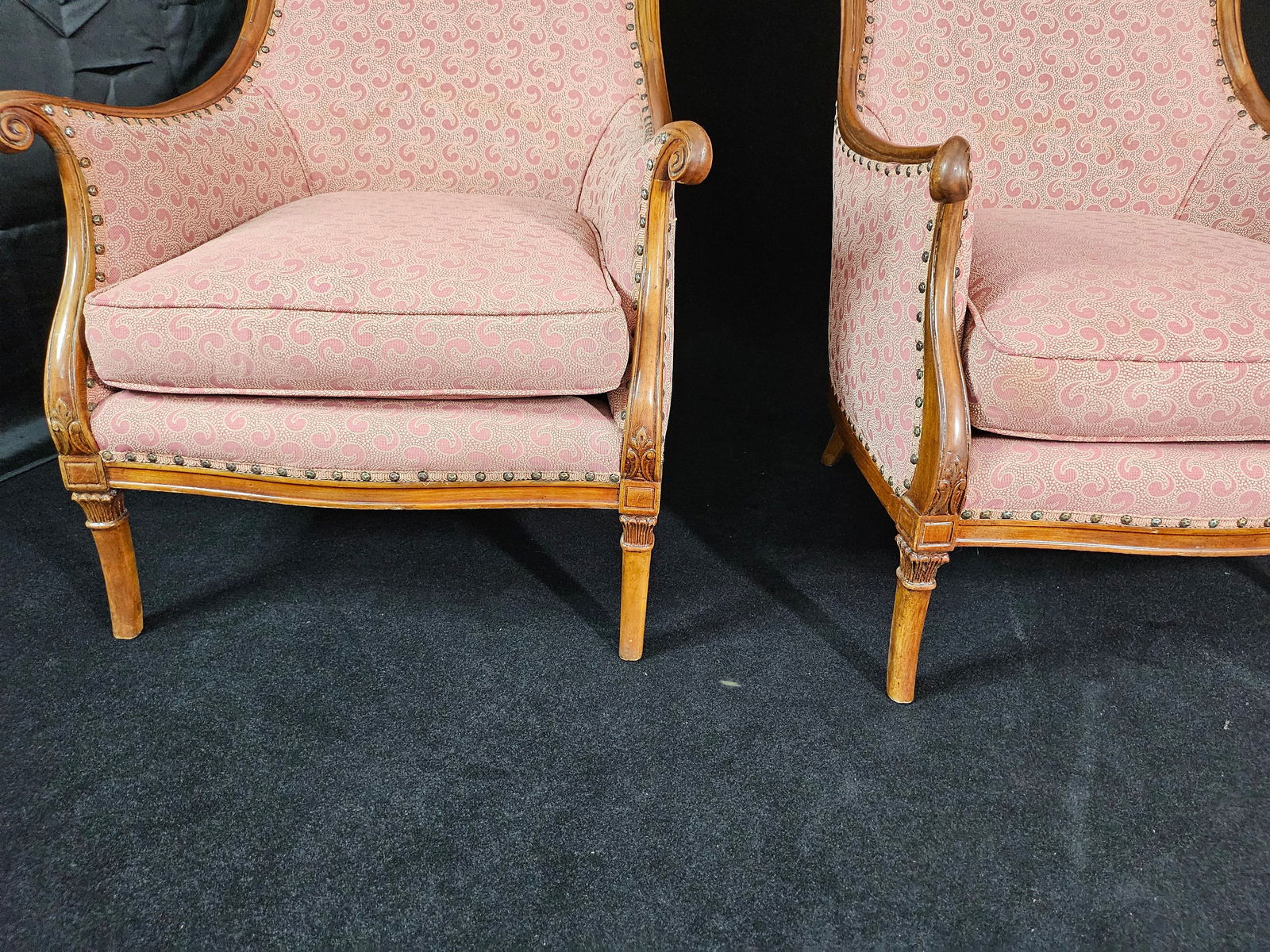 Pair of Traditional Club Chairs, Circa 1970s - 4