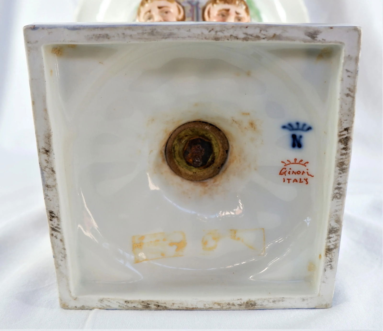 Mid 19th Century Antique Ginori Capodimonte Urns - a Pair - 12