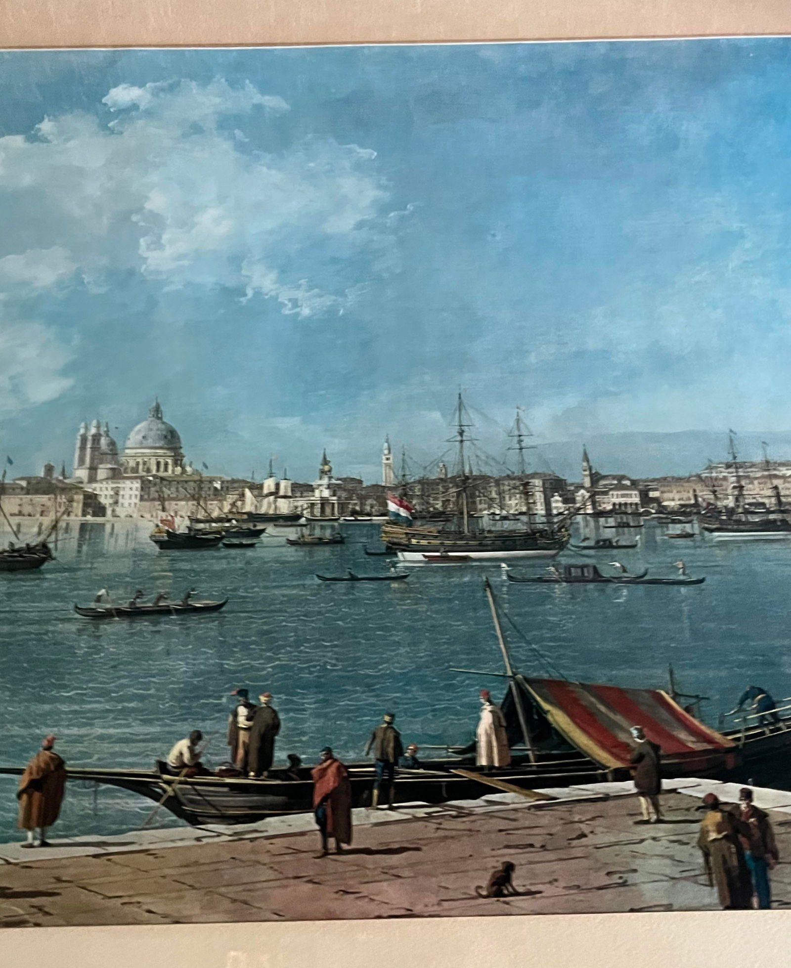 1970s Vintage Print by Antonio Canal "Canaletto" Venice, Framed - 4