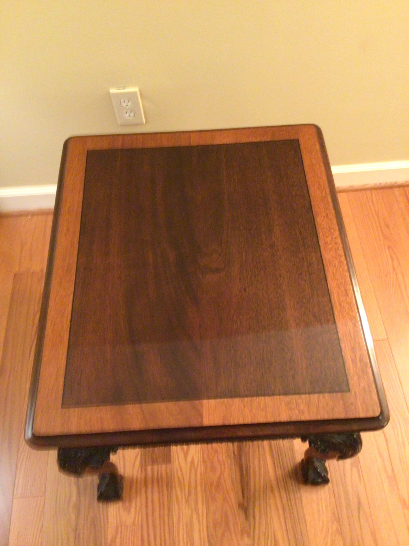 1990s Stickley Mahogany Ball and Claw End Table - 6