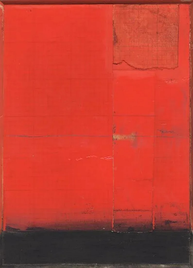 Ruination No. 3 Mixed Media Painting: An original mixed media work on illustration board by Nashville artist, Jeff Green. This piece, Ruination no. 3, is part of of the artist's 2013 series of ten unique pieces. Each piece in the series i