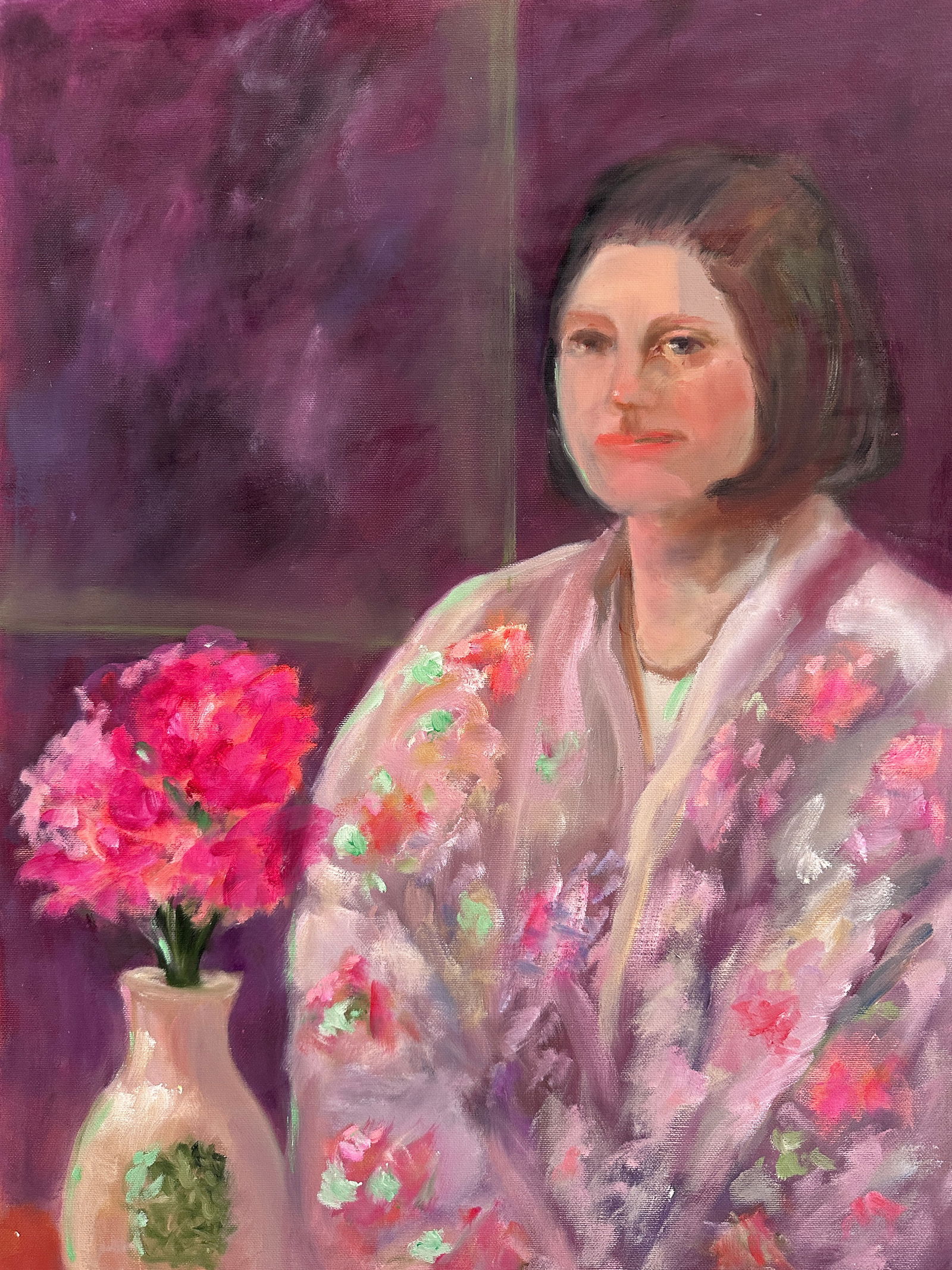 Vintage Mid 20th Century Original Female Portrait - 2