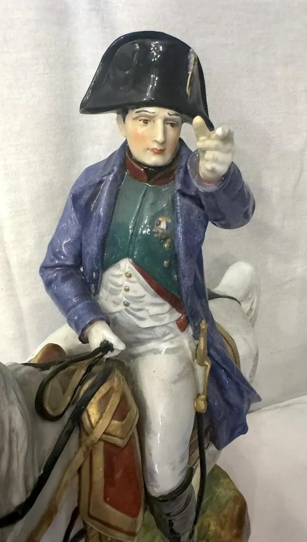 Early 20th Century Capodimonte Napoleon Figurine - 5