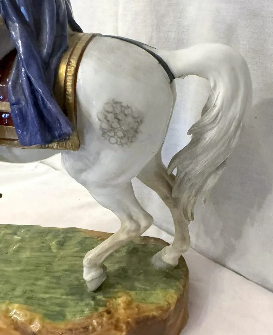 Early 20th Century Capodimonte Napoleon Figurine - 6