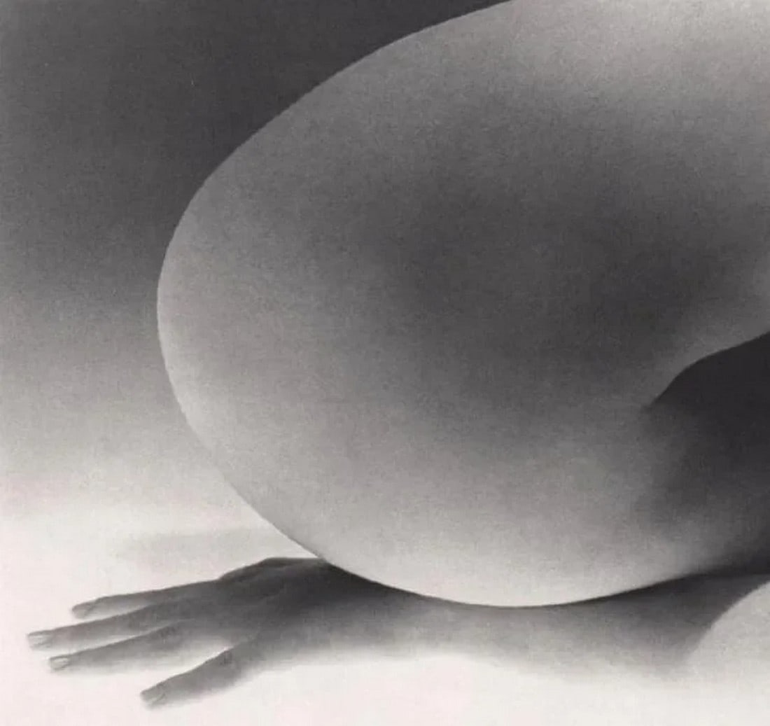 John Rawlings, Nude, Photo Gravure, 1966: Artist: JOHN RAWLINGS Print Title: Nude Medium: Sheet-fed Gravure Printing Date: 1966 Printing Location: Switzerland Image Size: 6.5 x 6.5 inches John Rawlings (1912-1970) was a Conde Nast Publication