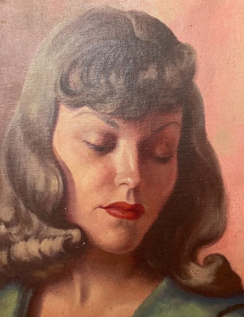 Clarence Busch Framed Portrait of a Woman - 3