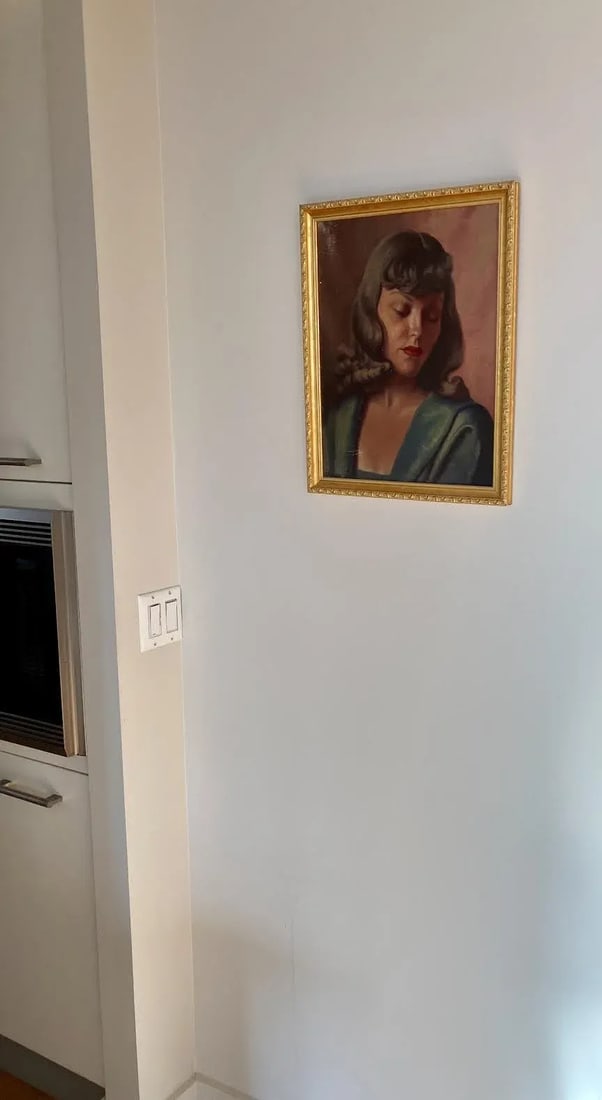 Clarence Busch Framed Portrait of a Woman - 6